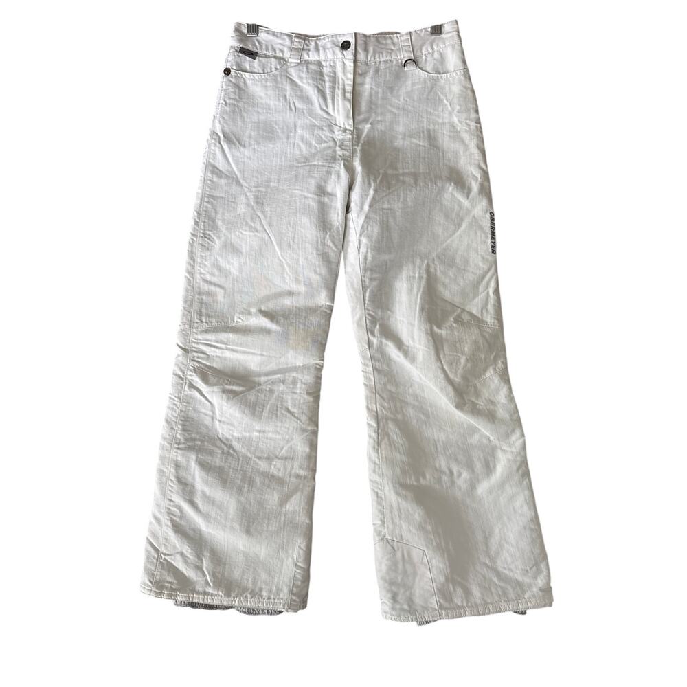 Obermeyer Hydro Block white youth ski snowboard pants youth 12 years